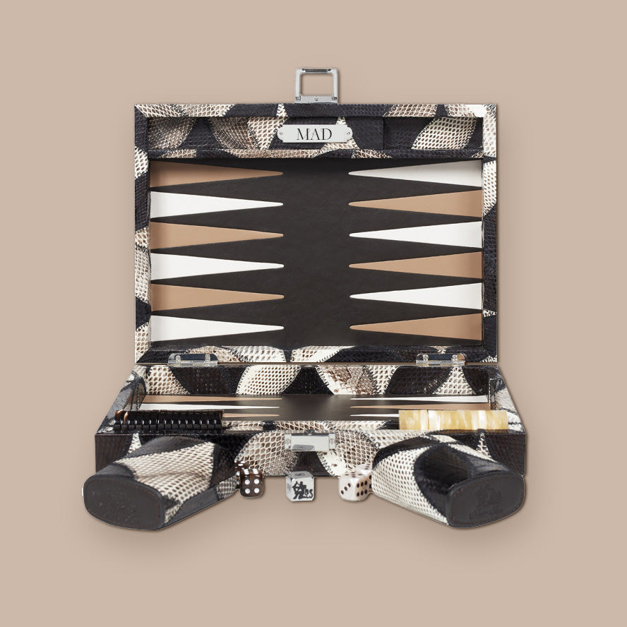 Leather Backgammon Set