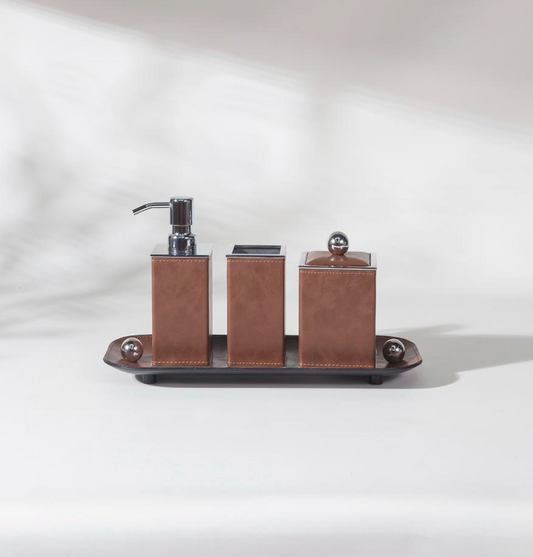 Leather Bathroom Accessories