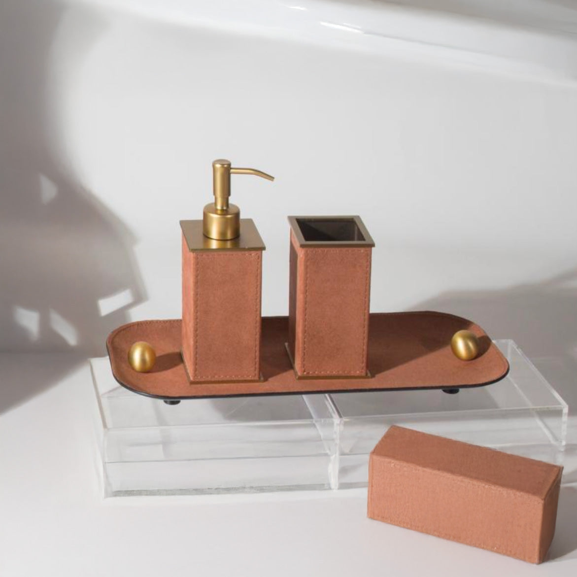 Leather Bathroom Accessories